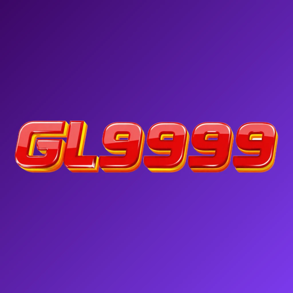 Vibrant GL9999 logo with bold heavy typography in bright red, yellow, and orange colors featuring a glossy 3D effect, designed as a wide horizontal rectangular wordmark on a transparent background for modern energetic branding